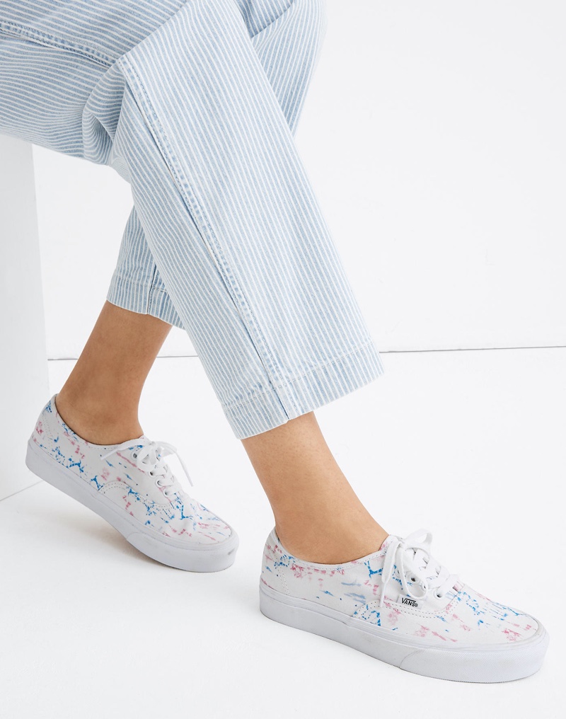 Madewell x Vans Unisex Sneakers in Tie-Dye Canvas $60