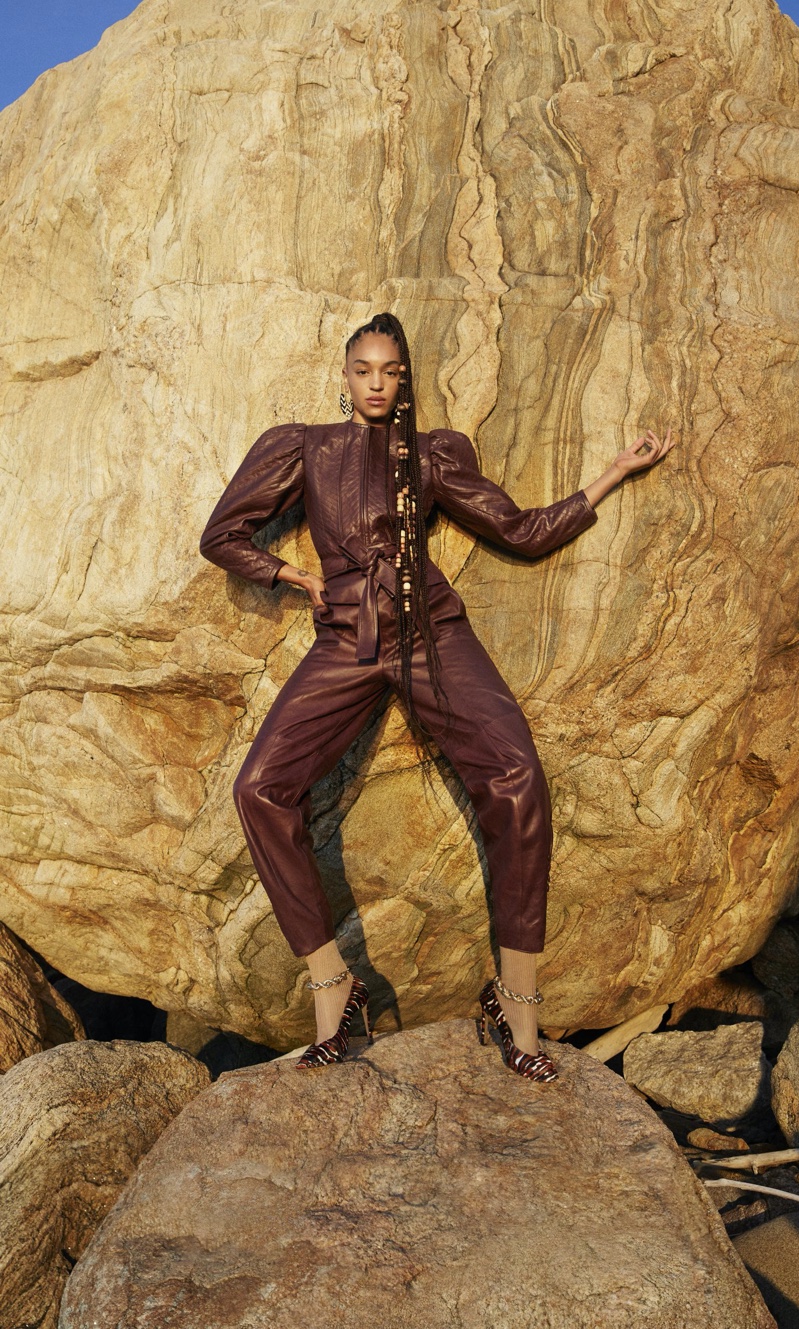 Indira Scott fronts Ulla Johnson fall-winter 2020 campaign.