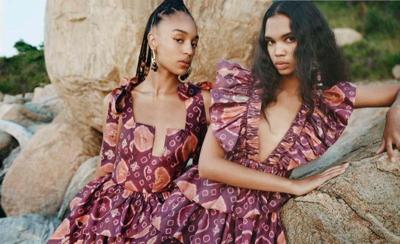 Prints stand out in Ulla Johnson fall-winter 2020 campaign.