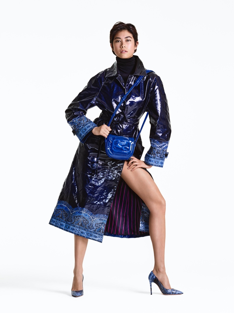 Hikari Mori fronts Etro Pegasus Club campaign.