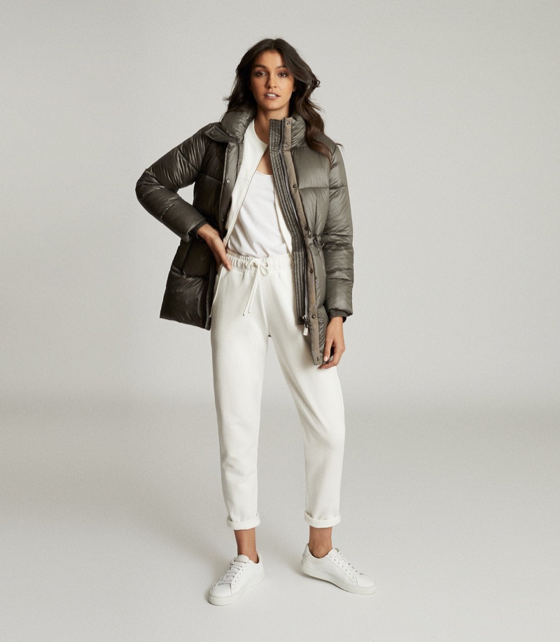 Reiss Lilah Mid Length Puffer Jacket $645