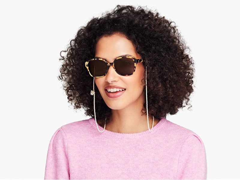 Roxanne Assoulin x Warby Parker Eyewear Chain in Glossy Moonflower $60