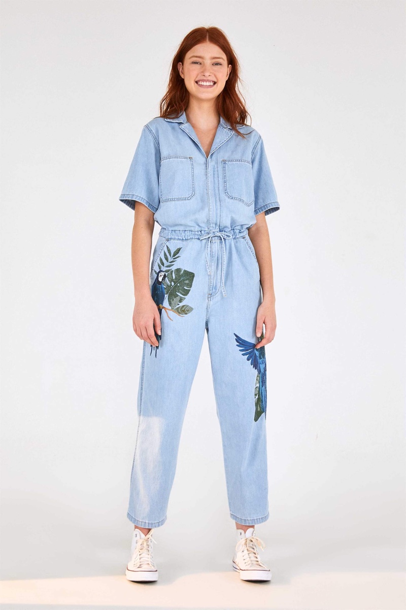 Levi's x Farm Rio Luella Utility Jumpsuit $145