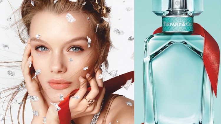 Kris Grikaite stars in Tiffany & Co. Tiffany fragrance Holiday 2020 campaign.