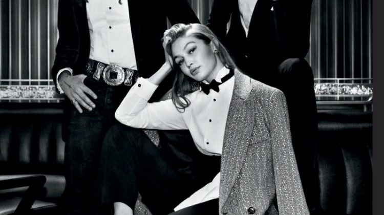 Lukas Sabbat, Gigi Hadid, and Lucky Blue Smith star in Ralph Lauren Ralph's Club eau de parfum campaign.