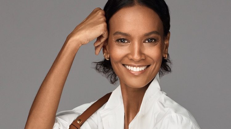 Liya Kebede stars in Louis Vuitton Dauphine bag 2021 campaign.