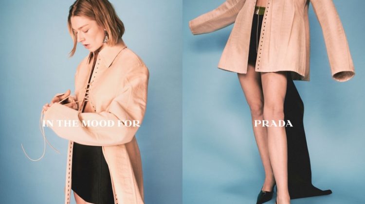 Hunter Schafer stars in Prada spring-summer 2022 campaign. Photo: David SIms