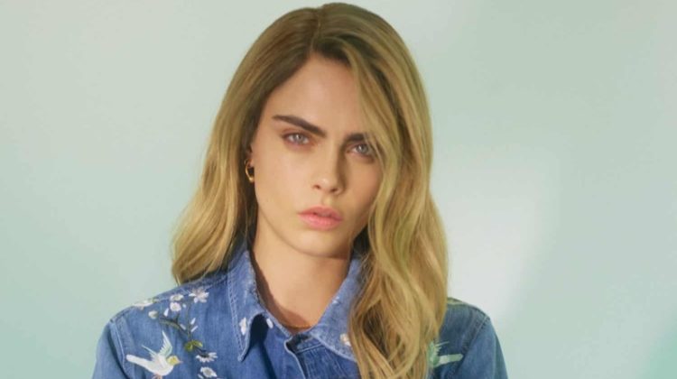 Cara Delevingne 7 All Mankind Spring 2022 Campaign