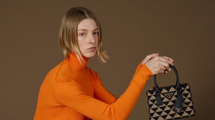 Hunter Schafer Prada Symbole Mini Bag