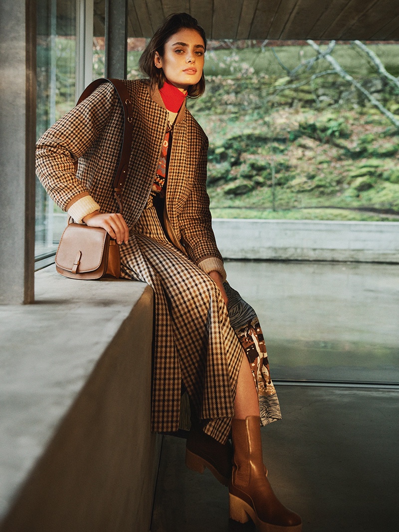 Taylor Hill Weekend Max Mara Fall 2022 Campaign