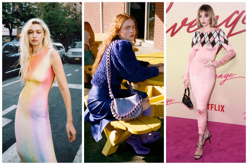 Week in Review: Gigi Hadid for Self-Portrait pre-spring 2023 campaign, Sadie Sink in Stella McCartney winter 2022 story, and Maya Hawke.