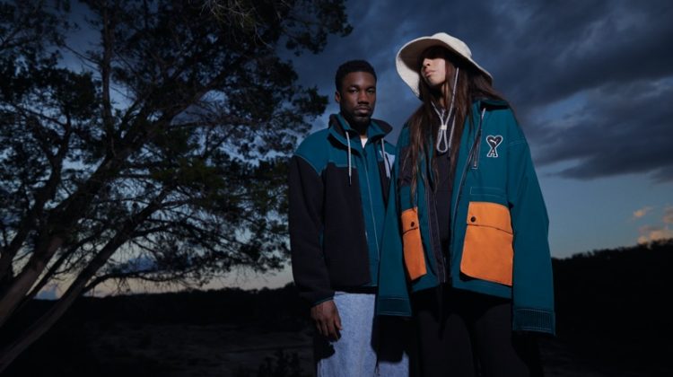 PUMA x AMI set their winter 2022 campaign in Pedernales Falls.