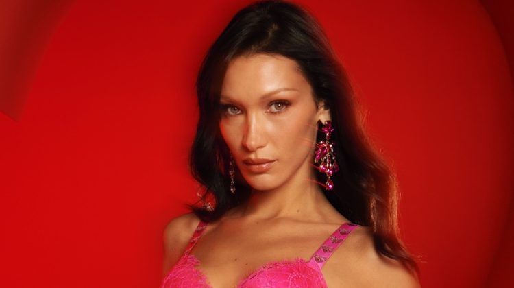 Bella Hadid Victorias Secret Valentines Day 2023