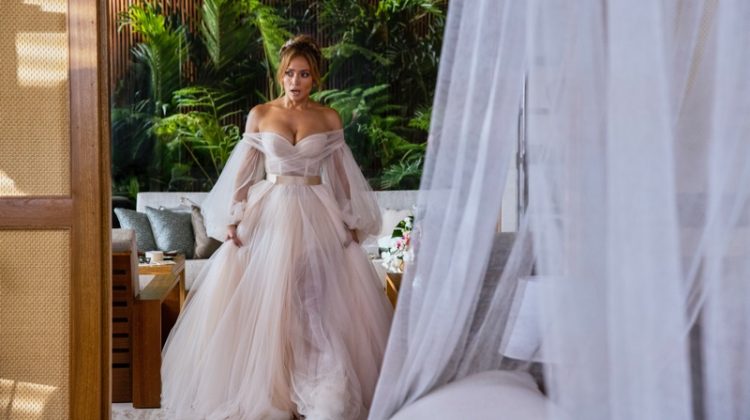 Jennifer Lopez Ballgown Wedding Dress