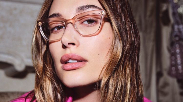 Hailey Bieber Vogue Eyewear 2023 Campaign