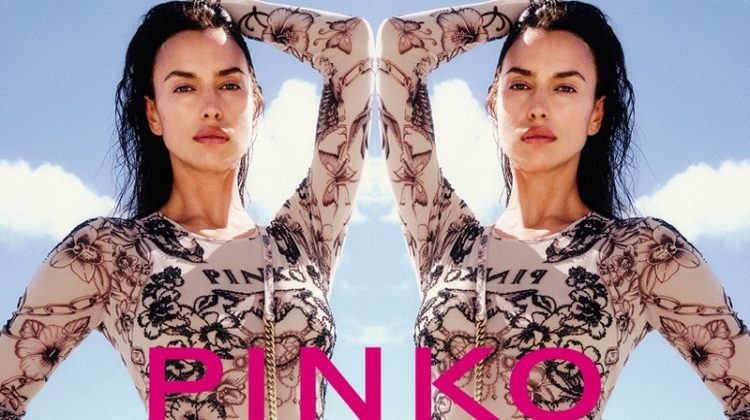 Irina Shayk Catsuit Pinko Spring 2023