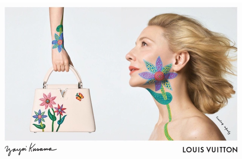 Cate Blanchett Louis Vuitton Yayoi Kusama 2023 Campaign