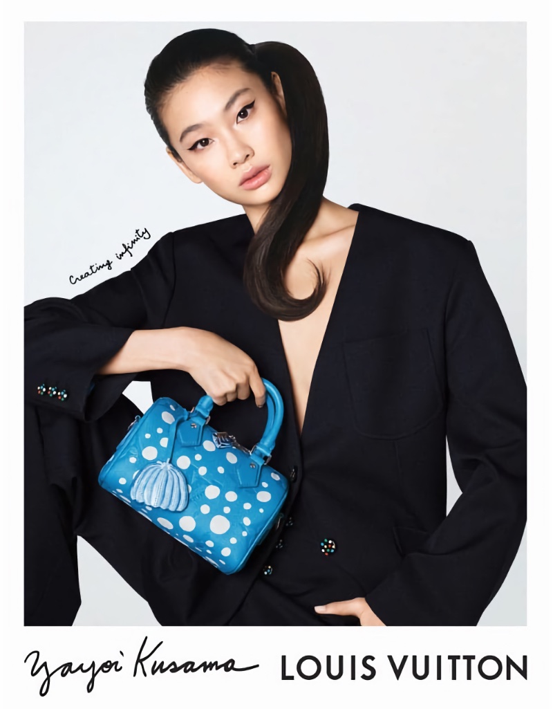 HoYeon Jung Louis Vuitton Yayoi Kusama 2023 Campaign