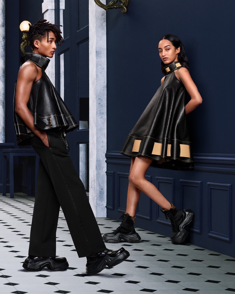 Jaden Smith Mona Tougaard Louis Vuitton Archlight 20 Sneaker Campaign 2023