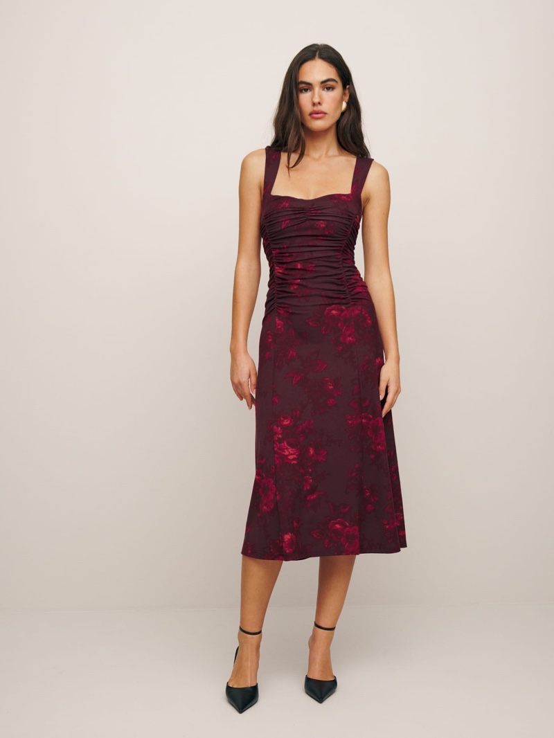 Reformation Suvi Knit Holiday Party Dresses 2023