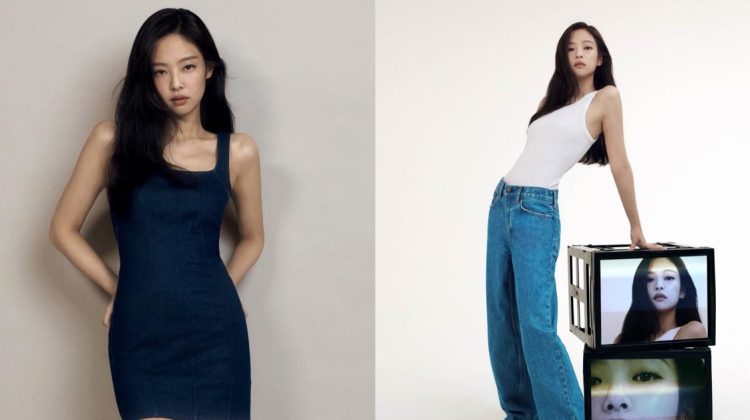 Jennie Blackpink Calvin Klein Denim Featured