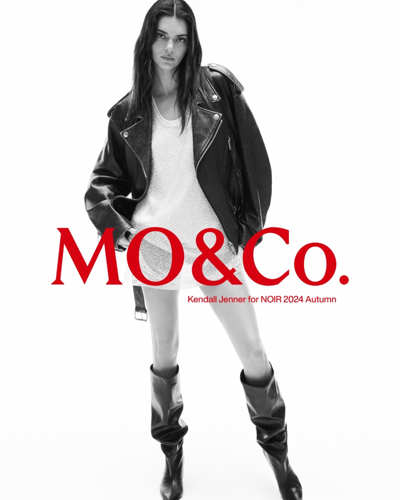 MO&Co. debuts its premium Noir collection modeled by Kendall Jenner.