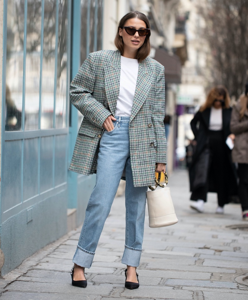 Oversized Blazer Jeans Outfit