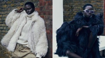 Akolde Meen Layers Up in Outerwear for Mojeh Magazine