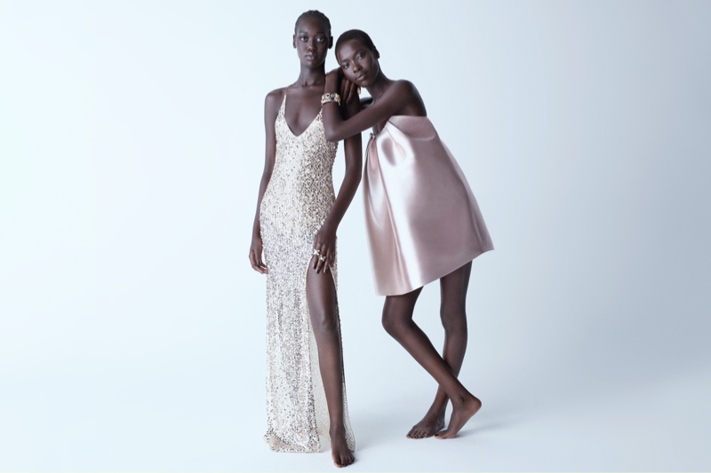 H&M features party dresses in its Holiday 2024 collection.