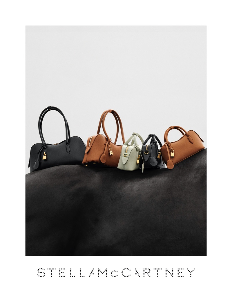 The Stella Ryder bag from Stella McCartney is made from animal-free leather.